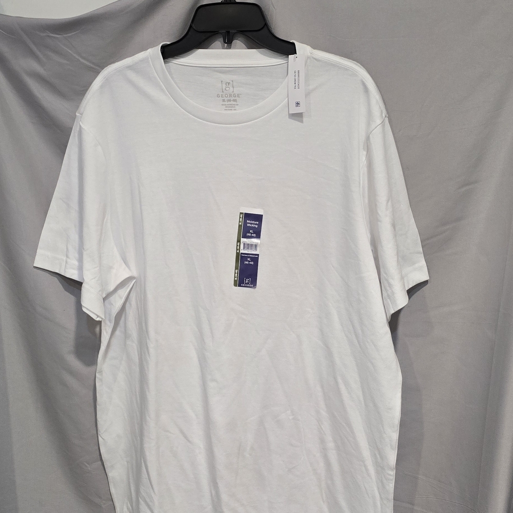 George White Short Sleeve Crew Neck T-Shirt